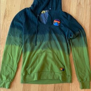 Aviator nation dip dye hoodie